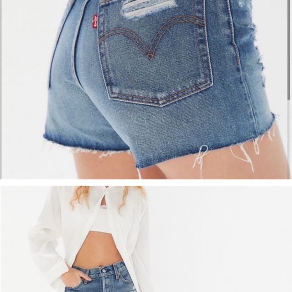 Levi's Highwaisted wedgie shorts